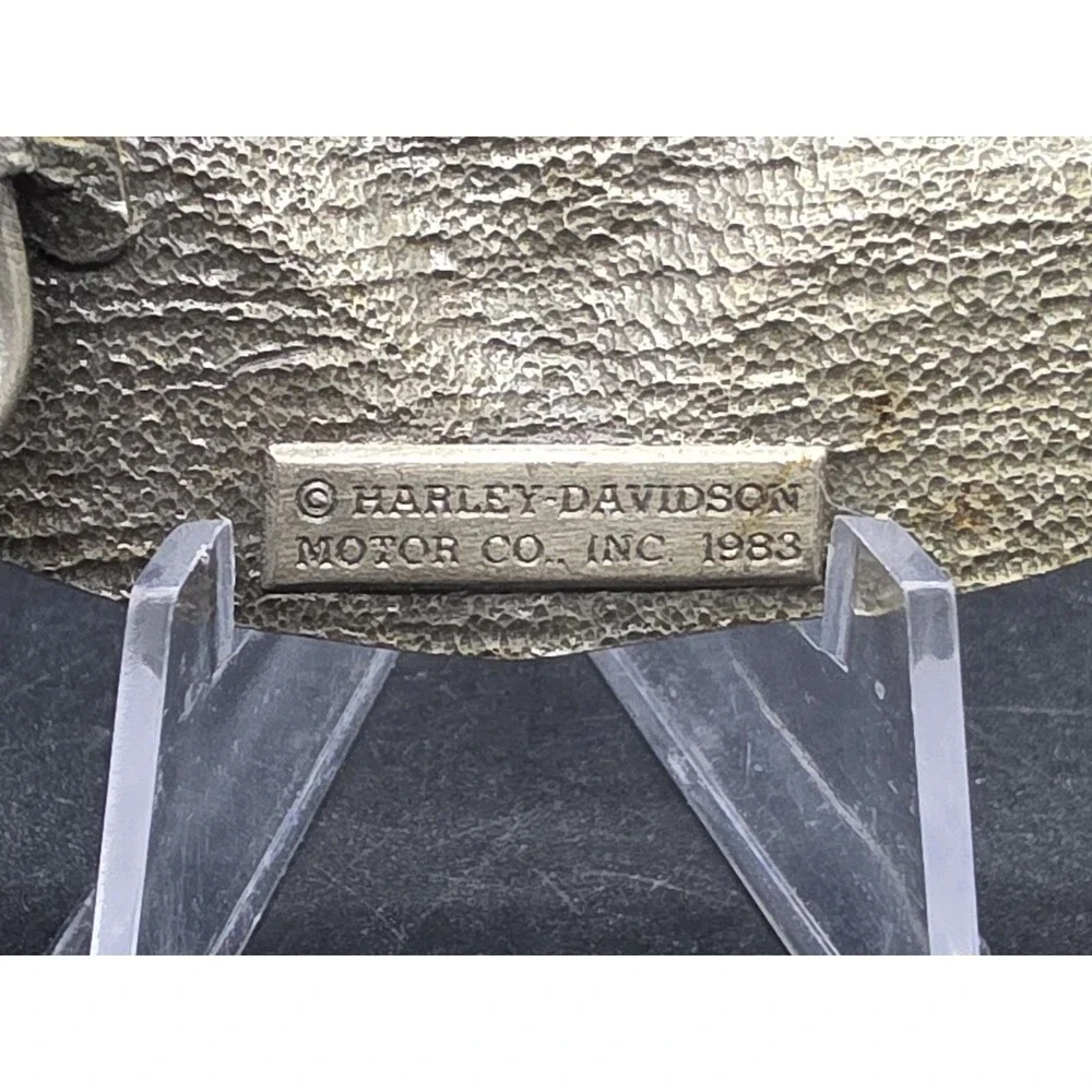 Vintage 1983 Harley Davidson Belt Buckle